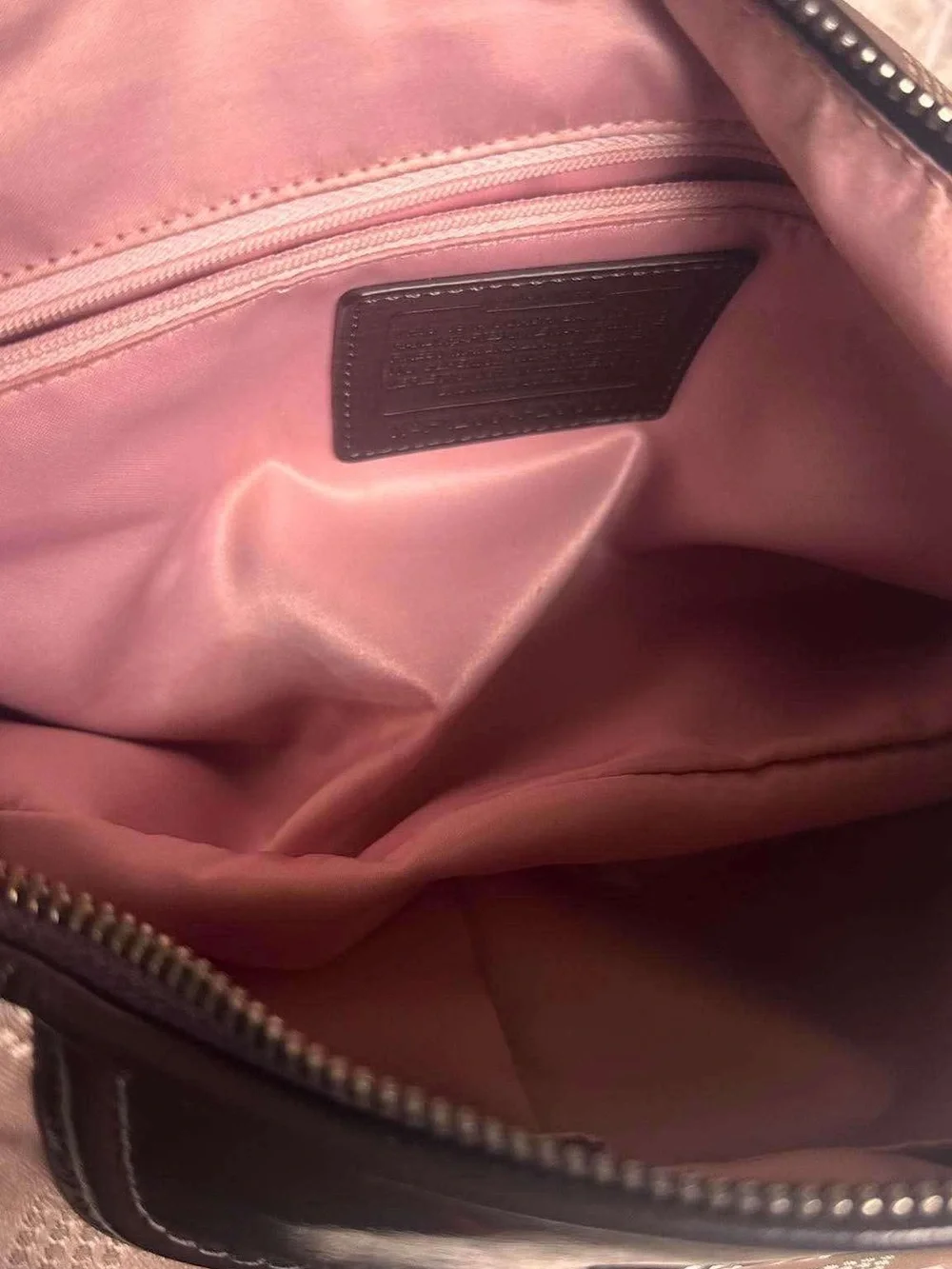 Coach signature hobo